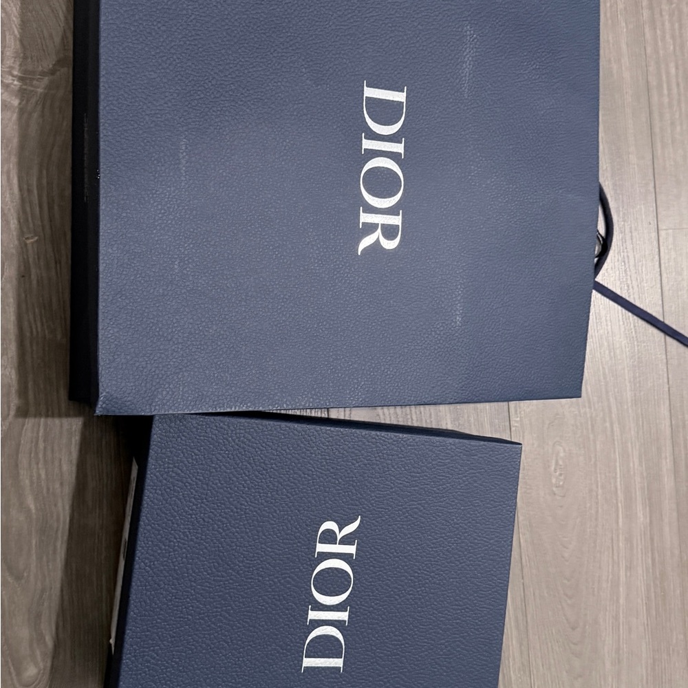 Dior Elegant Blue and Beige Box packaging